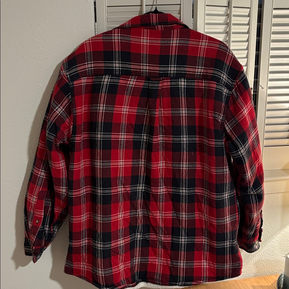 Fleece Lined Flannel Button Up - image 5